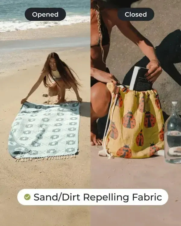 BeachMate Transform – Le sac-serviette 2-en-1 qui allège vos journées d'été