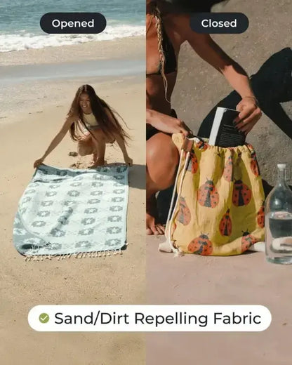 BeachMate Transform – Le sac-serviette 2-en-1 qui allège vos journées d'été