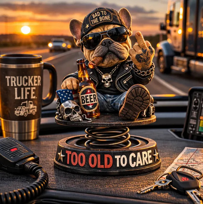 BullyRoad Pro – Le bouledogue à tête hocheuse plein d'attitude pour votre voiture