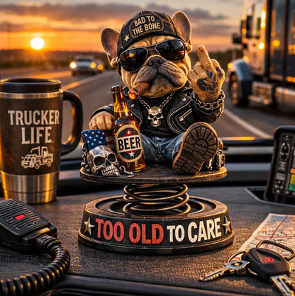 BullyRoad Pro – Le bouledogue à tête hocheuse plein d'attitude pour votre voiture