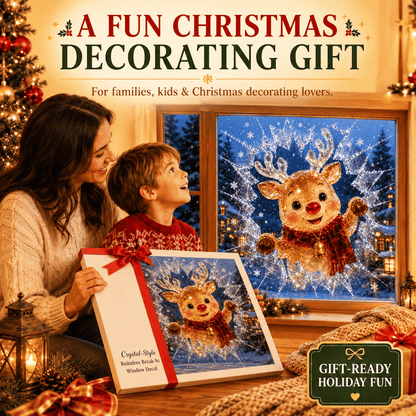MagicWindow – L'autocollant 3D illusion de Noël pour vitres