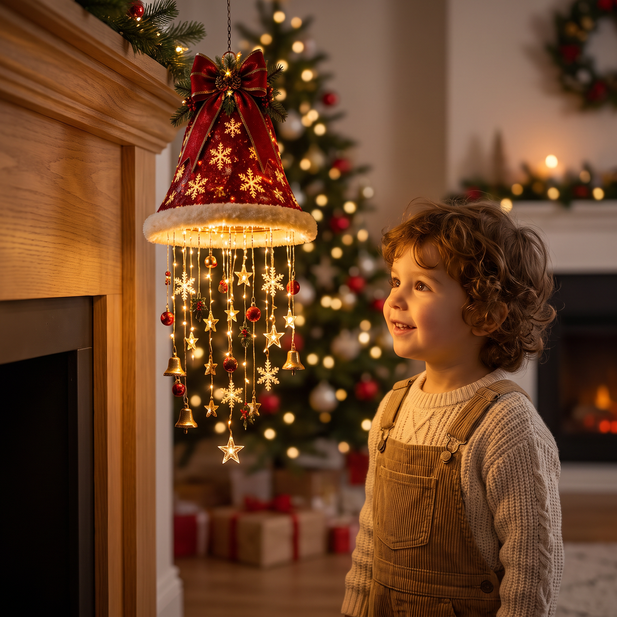 SantaGlow – Le bonnet de Père Noël lumineux à LED