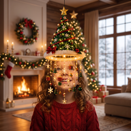 SantaGlow – Le bonnet de Père Noël lumineux à LED
