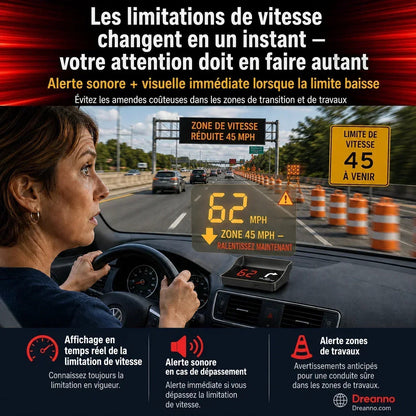 ClearSpeed – Compteur numérique parfaitement clair pour une lecture instantanée de la vitesse, de jour comme de nuit