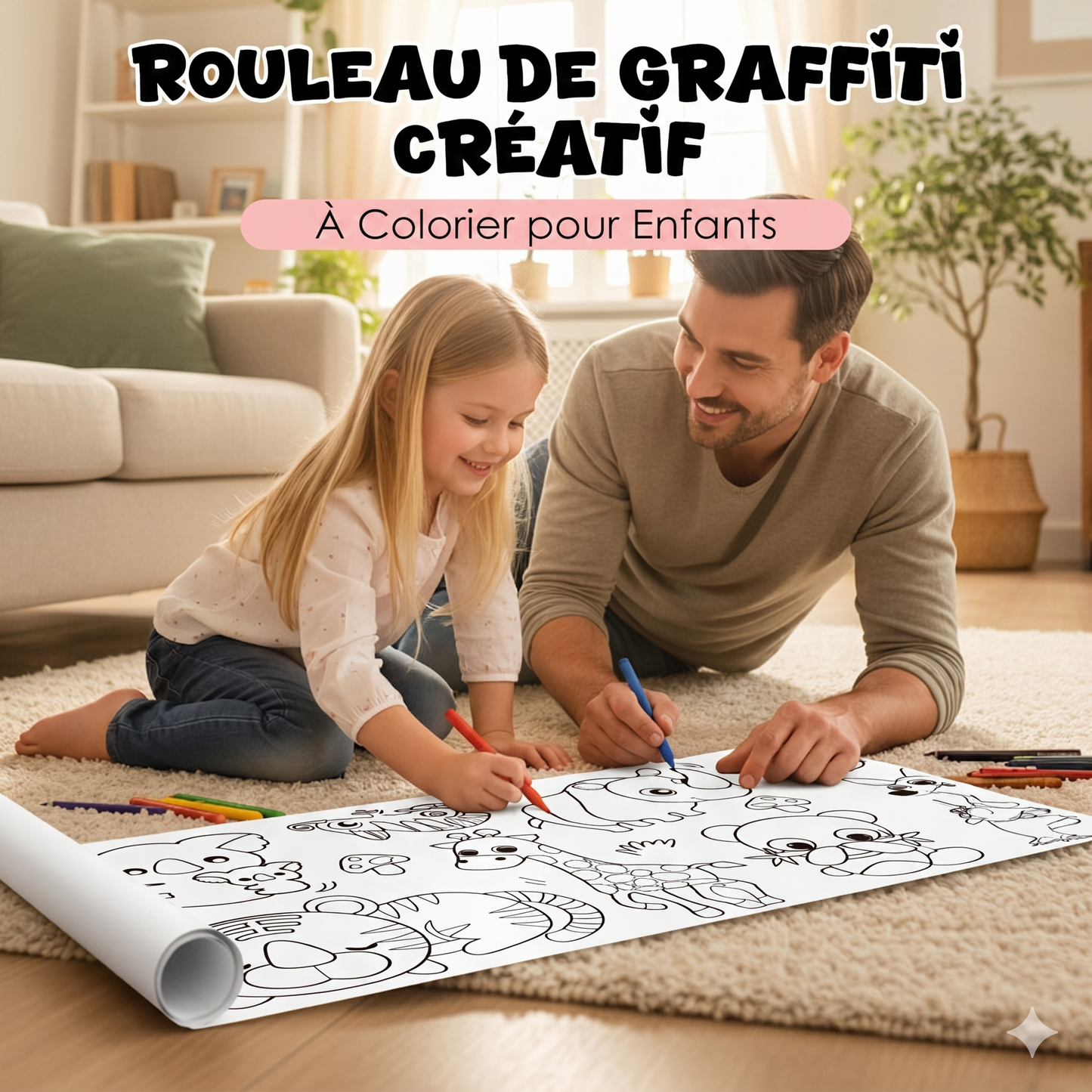 ColorRoll – Le rouleau artistique découpable pour enfants