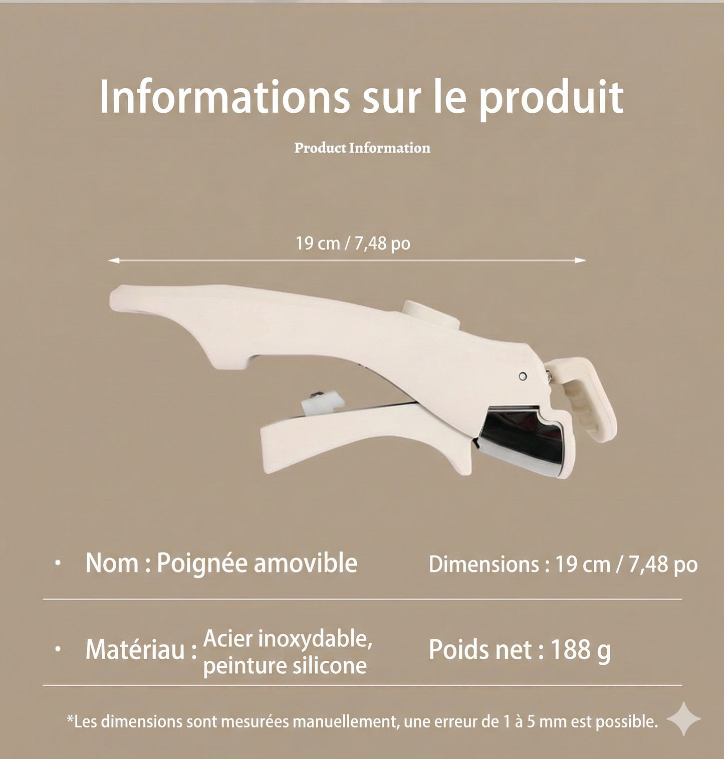 EspaceNet™ – Manche Amovible Haute Résistance : L'accessoire universel 100% sécurisé