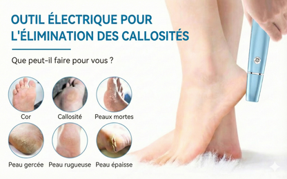 CallositéStop™ – Moteur puissant 2-vitesses contre les peaux dures