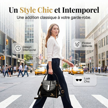 CrocoChic Pro – Le sac à main texturé croco pour une allure élégante au quotidien
