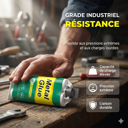 WeldFree Pro – La colle de réparation AB haute résistance pour fixer l'acier, l'aluminium et le cuivre sans soudure