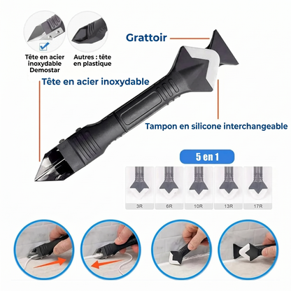 CaulkMaster 3-en-1 – L'outil multifonction pour retirer et lisser vos joints sans effort