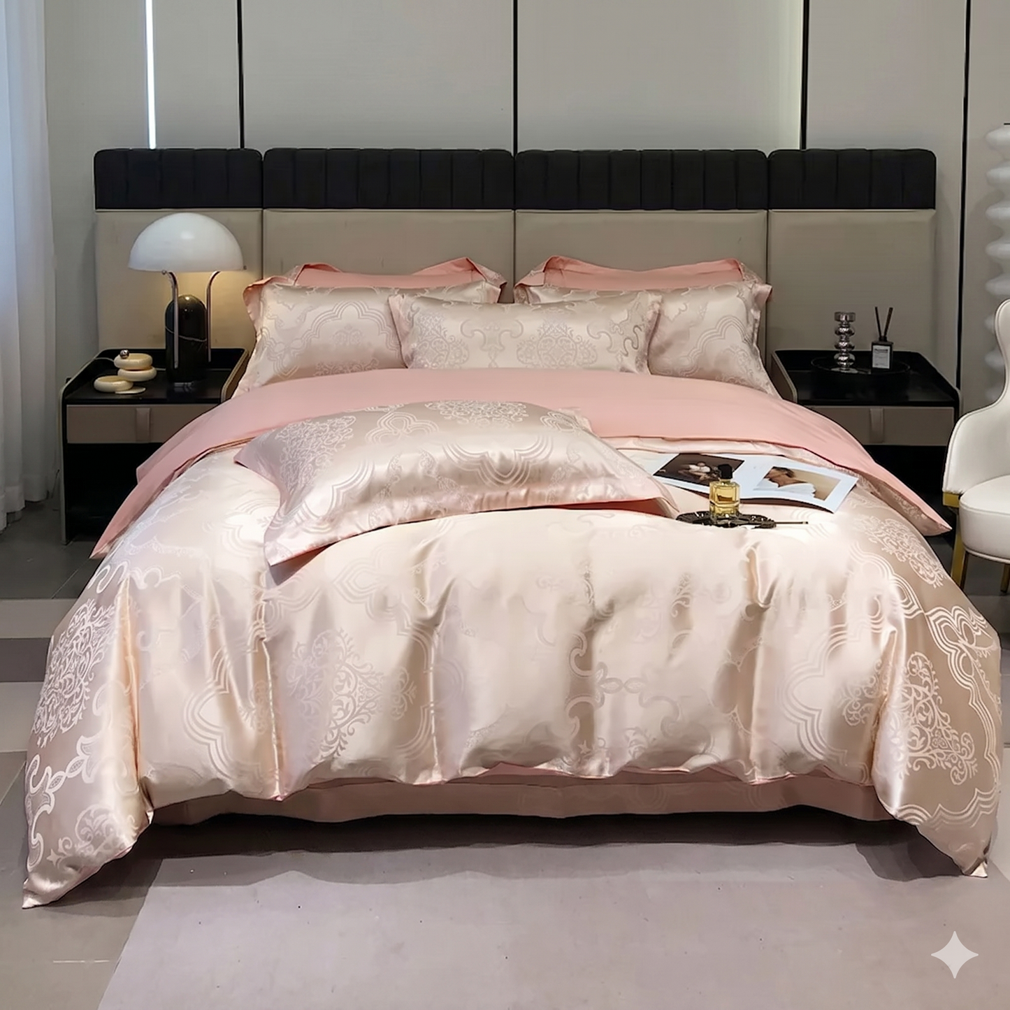 PureJacquard Chic – Le confort respirant et soyeux pour un sommeil haut de gamme