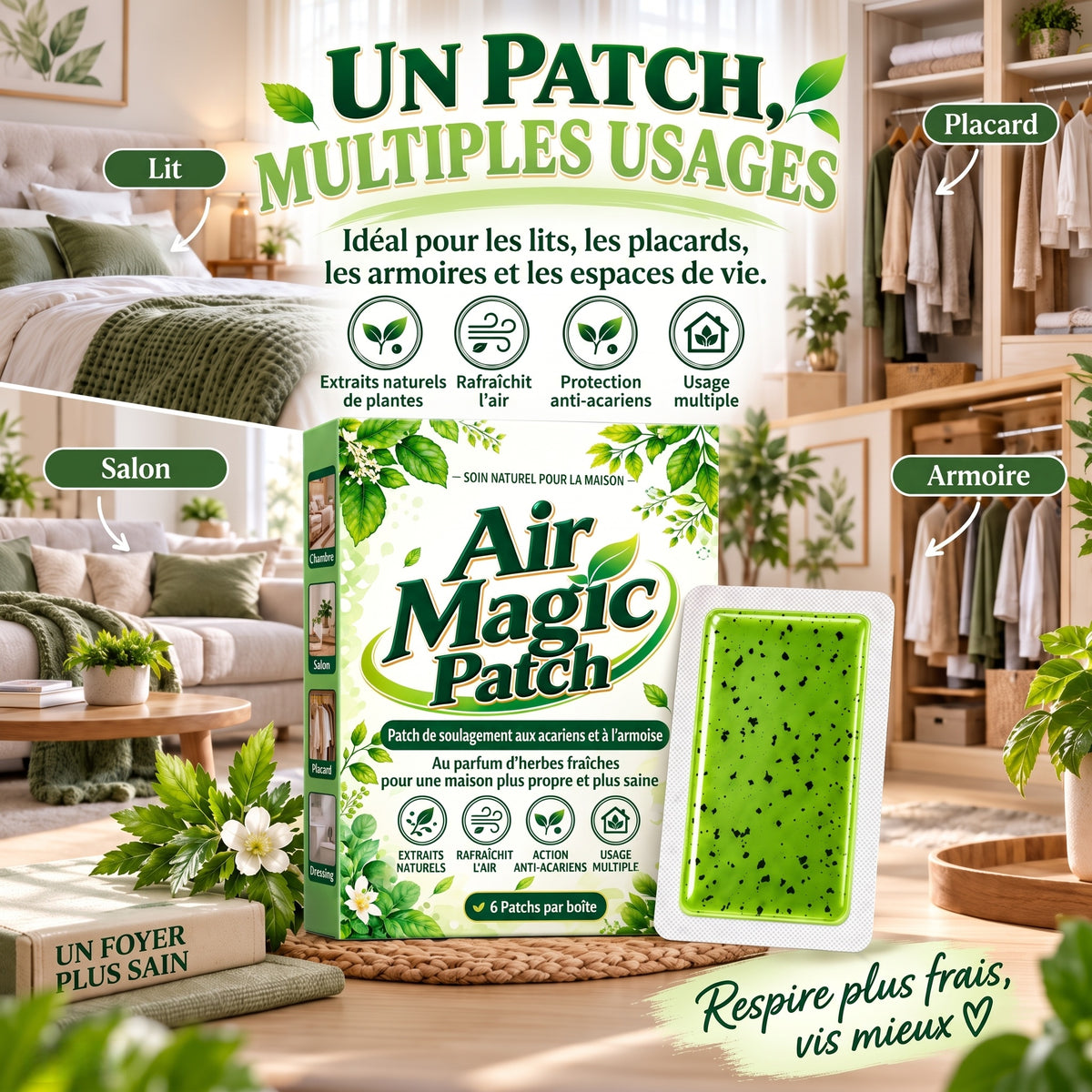 PurePatch – Le patch végétal anti-acariens longue durée