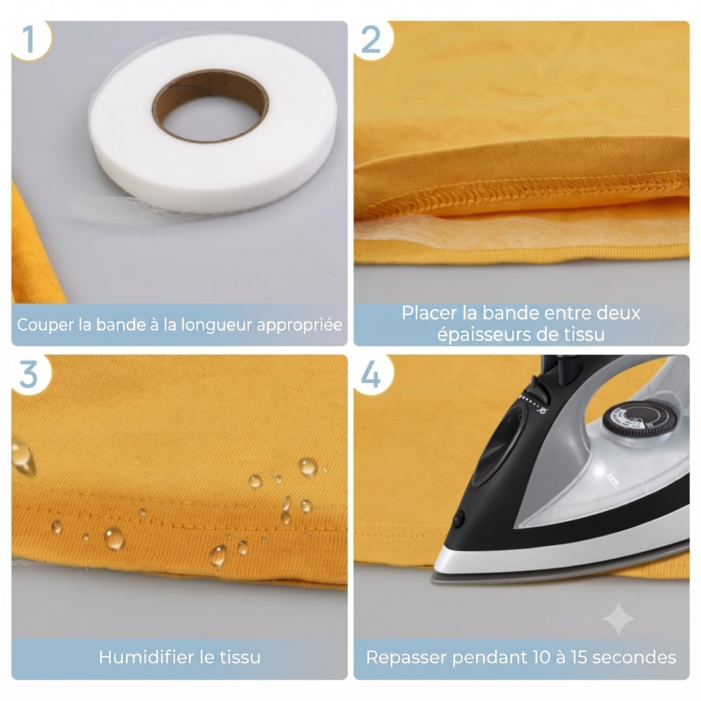 HemFix Express – Le ruban thermocollant pour des ourlets impeccables sans couture