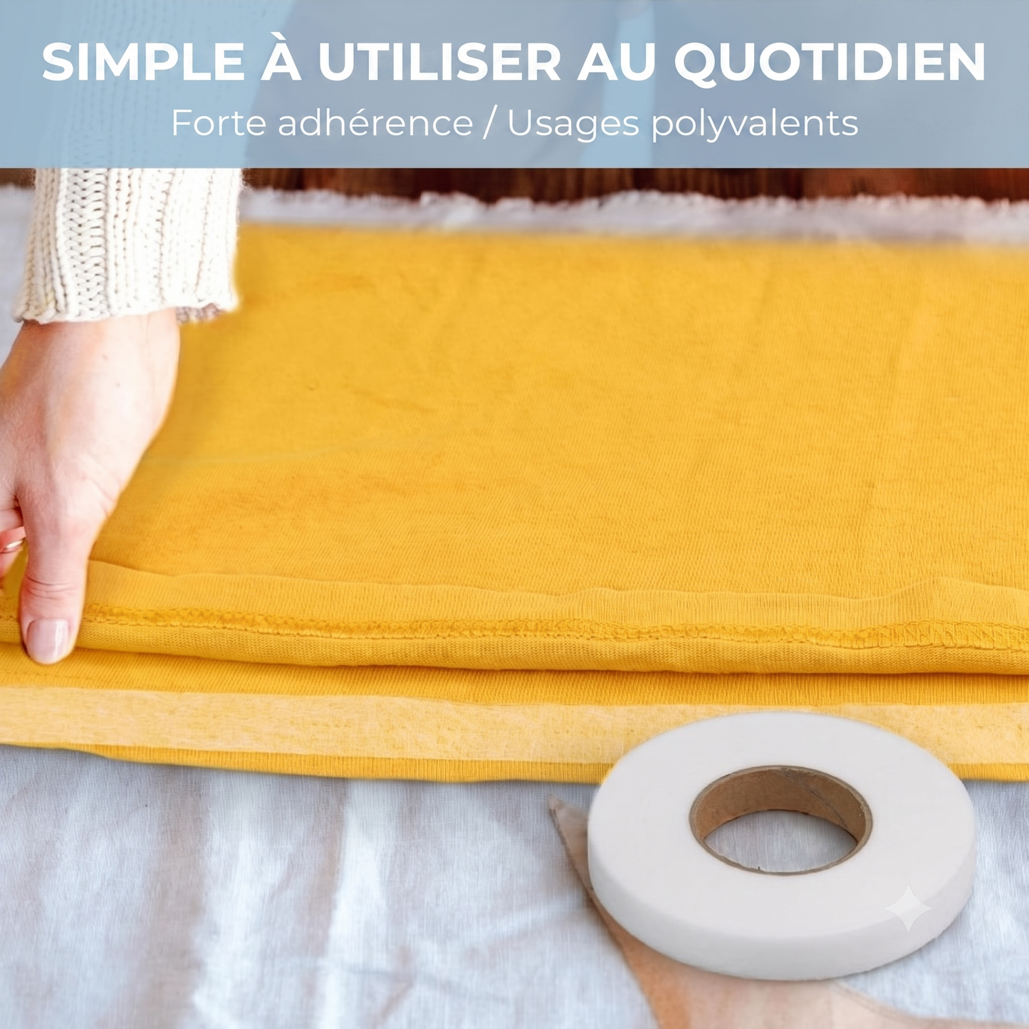 HemFix Express – Le ruban thermocollant pour des ourlets impeccables sans couture