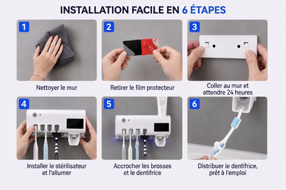 PureBrush™- Stérilisateur UV intelligent