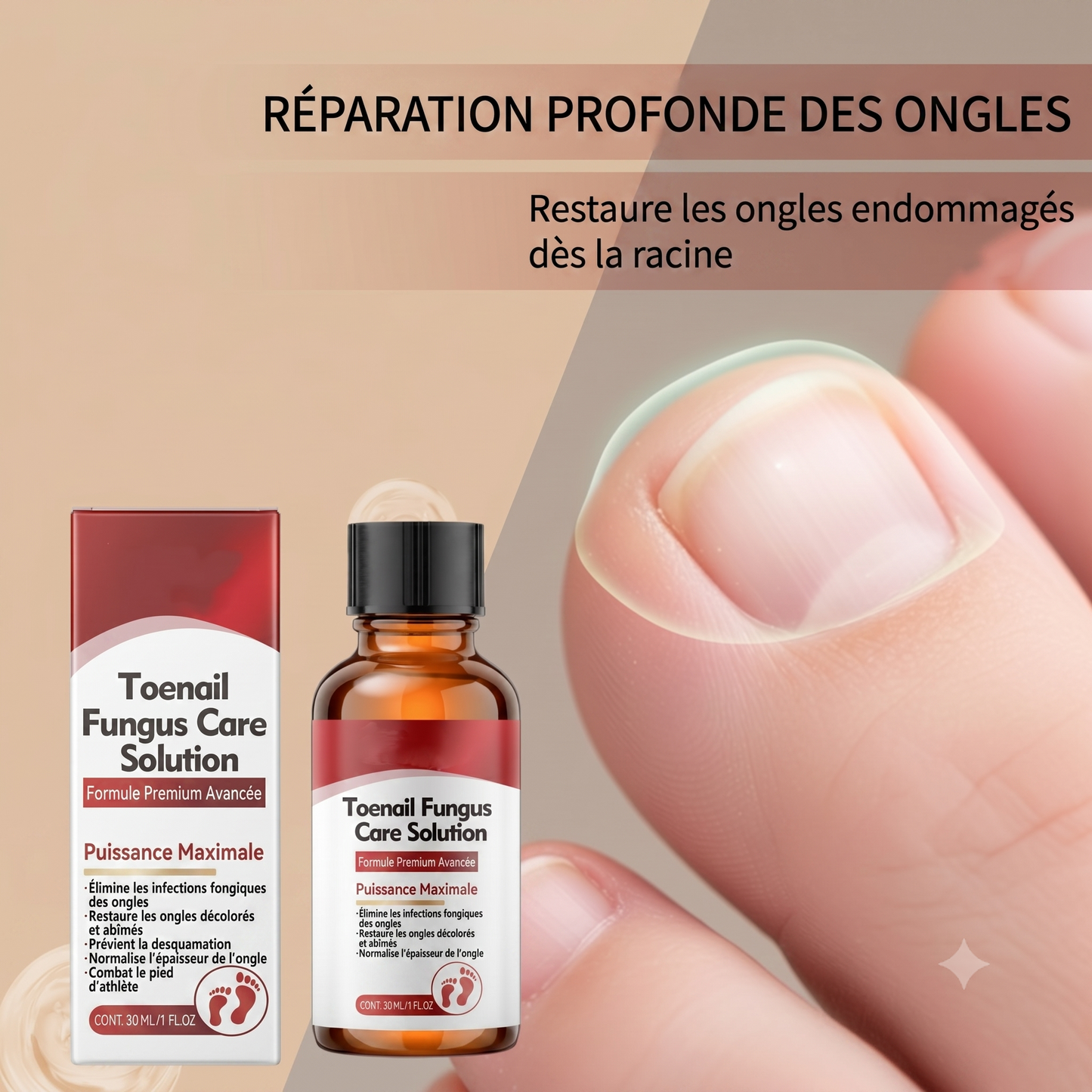 FungiClear 360 – Le traitement antibactérien pour régénérer vos ongles en profondeur