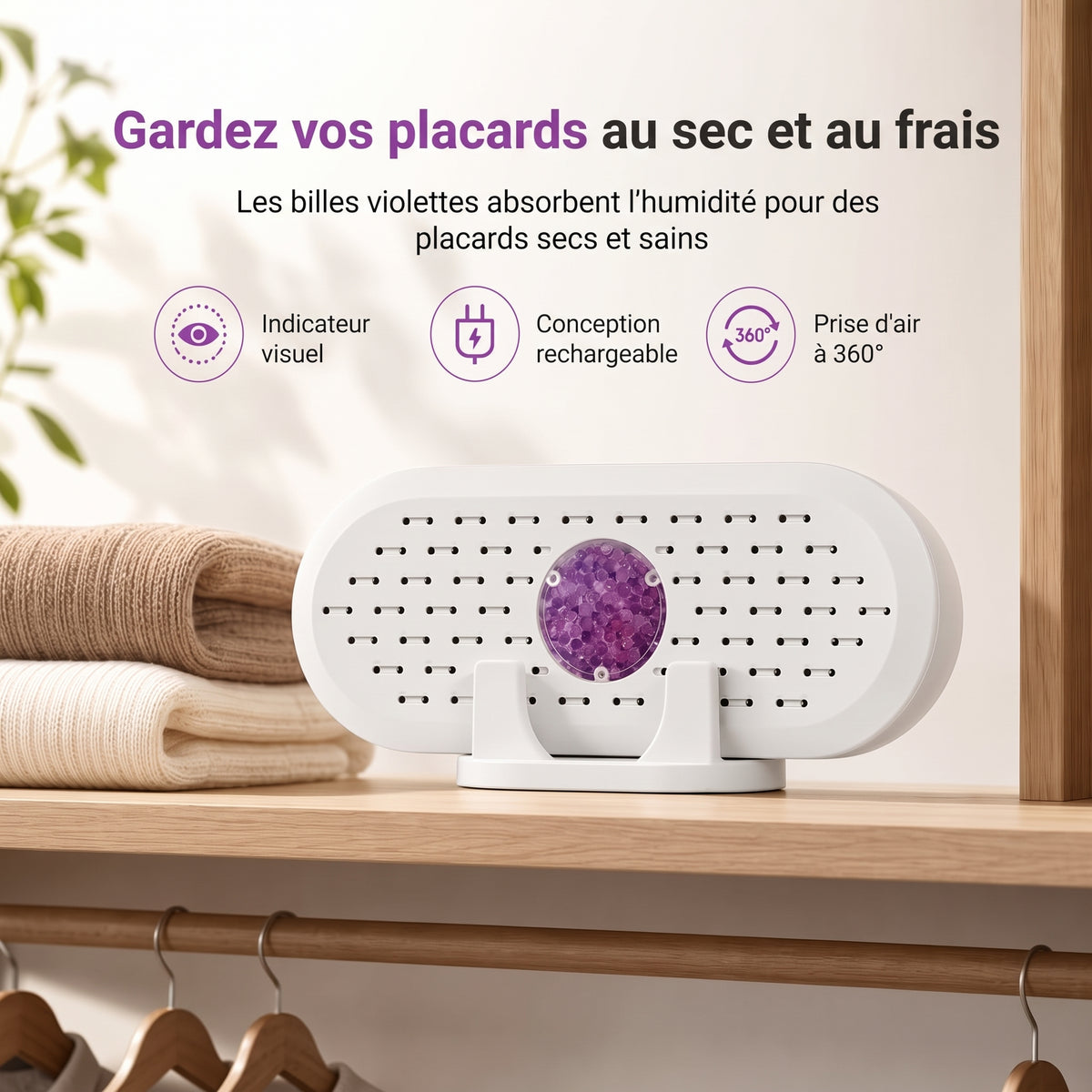FreshWardrobe – L'anti-humidité écologique réutilisable à l'infini