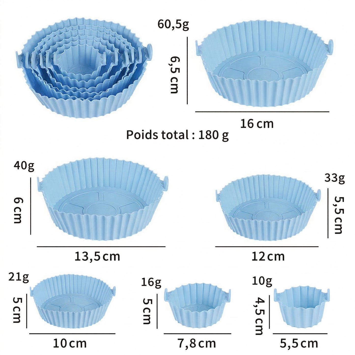 AirShield™ – Plateau réutilisable pour friteuse à air
