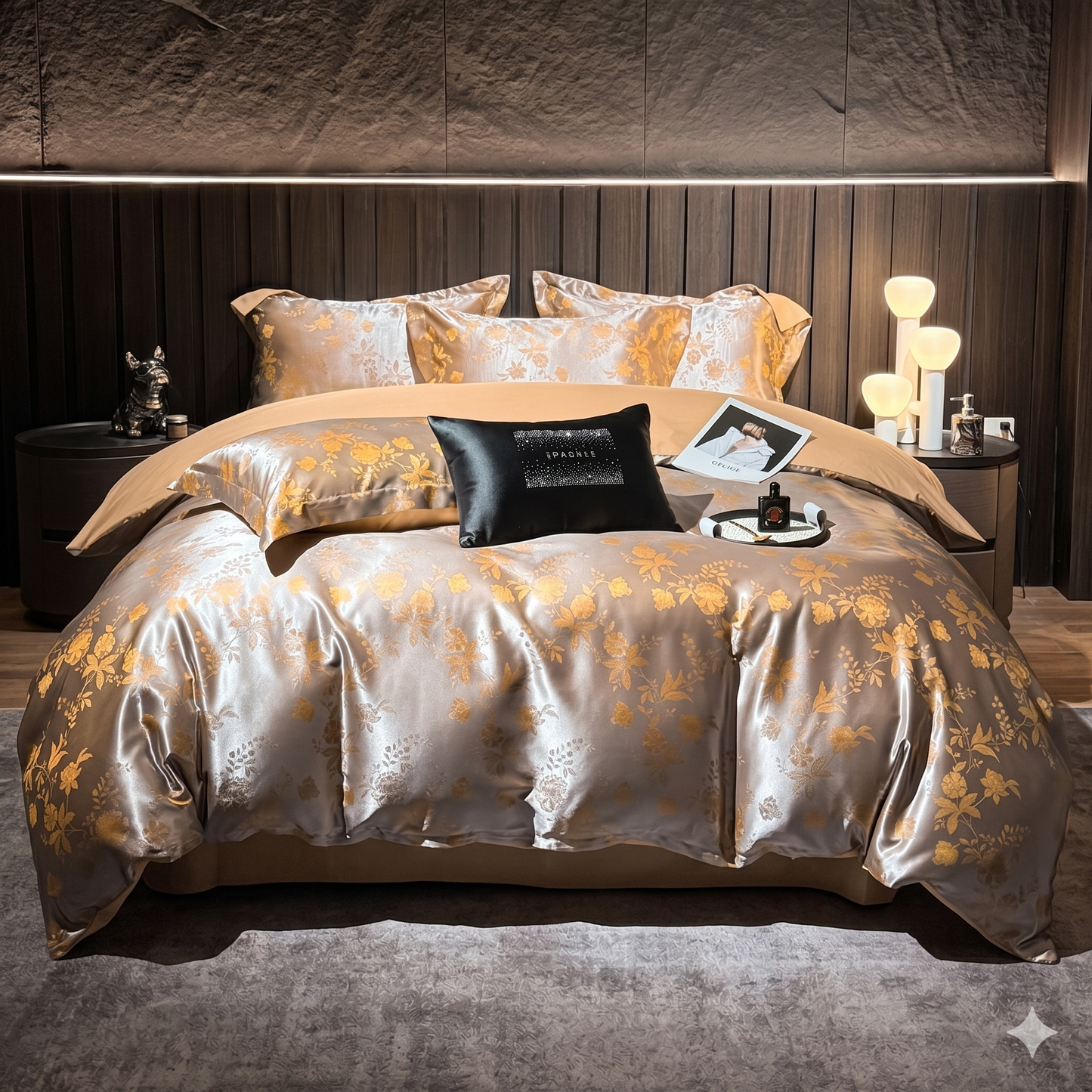 PureJacquard Chic – Le confort respirant et soyeux pour un sommeil haut de gamme