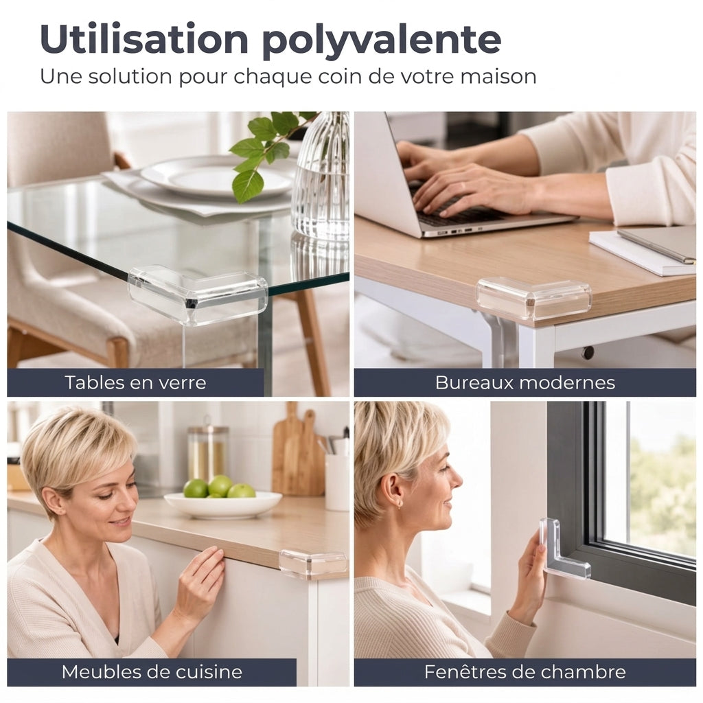 SoftShock – Technologie gel souple absorbant instantanément les chocs pour une protection optimale. Lot de 20