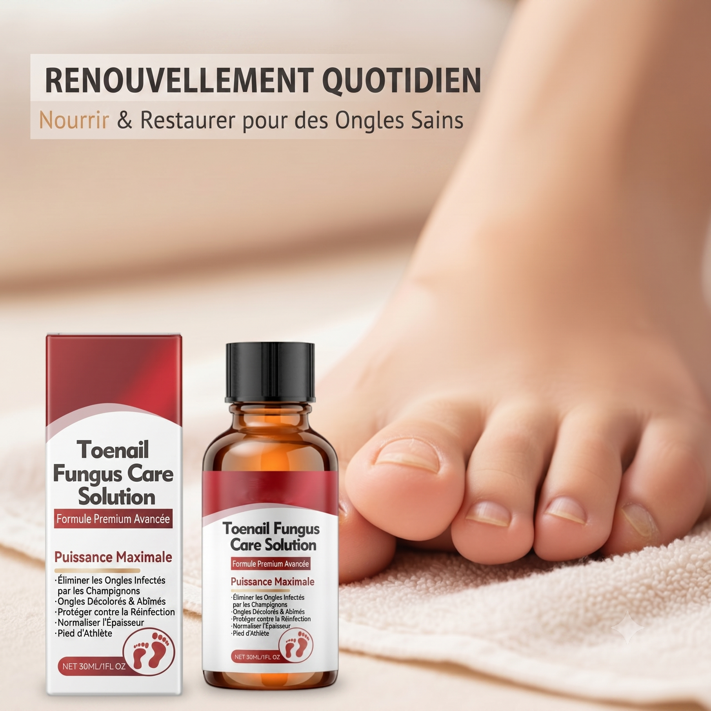 FungiClear 360 – Le traitement antibactérien pour régénérer vos ongles en profondeur