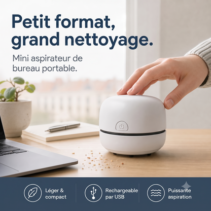 SilentPower – Aspiration puissante et silencieuse pour éliminer efficacement miettes, papier et poils