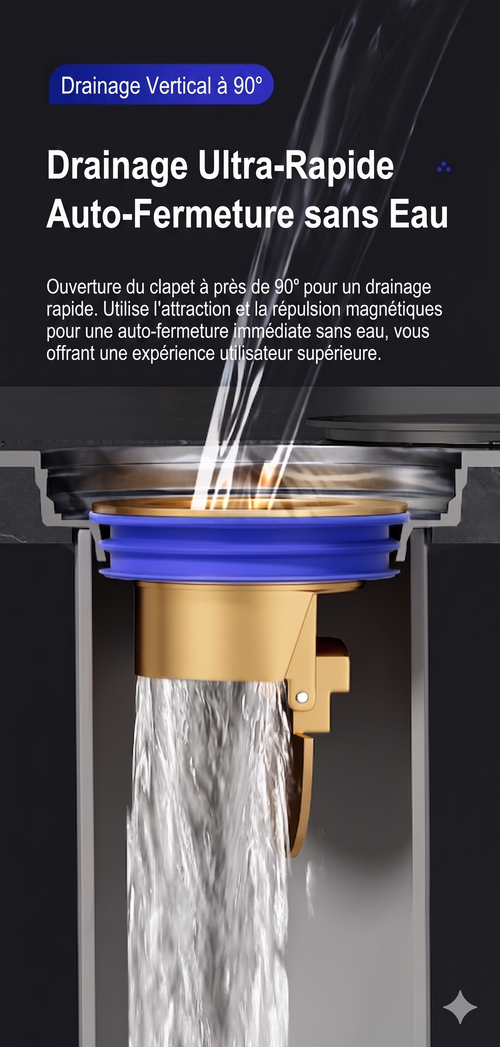 OdorBlock Pro – La valve de vidange anti-odeurs universelle pour une maison saine