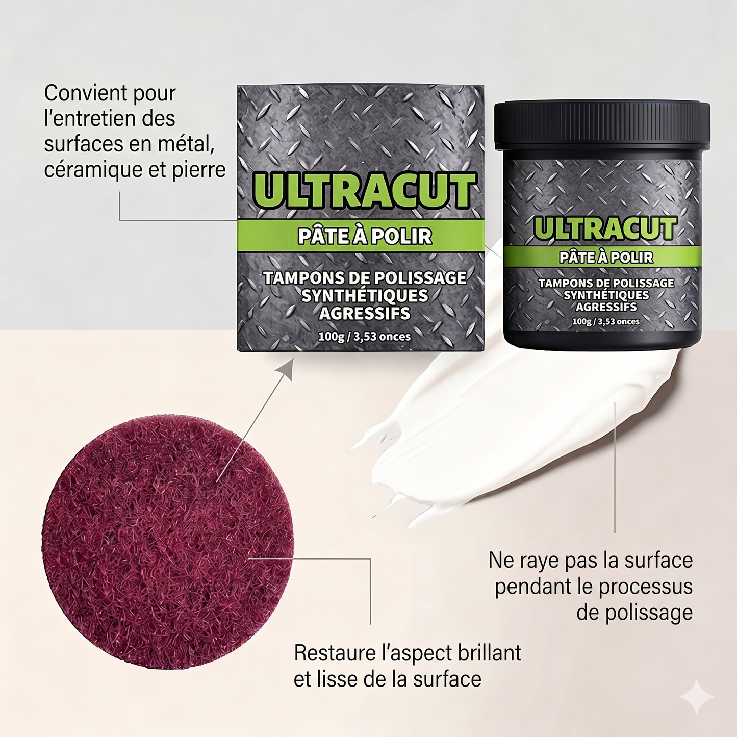 MultiShine – La pâte à polir multi-surfaces pour une brillance éclatante