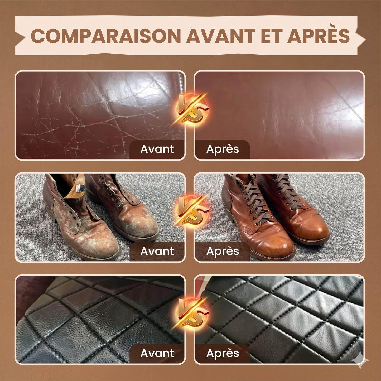 LeatherFix – La crème de réparation instantanée pour raviver votre cuir