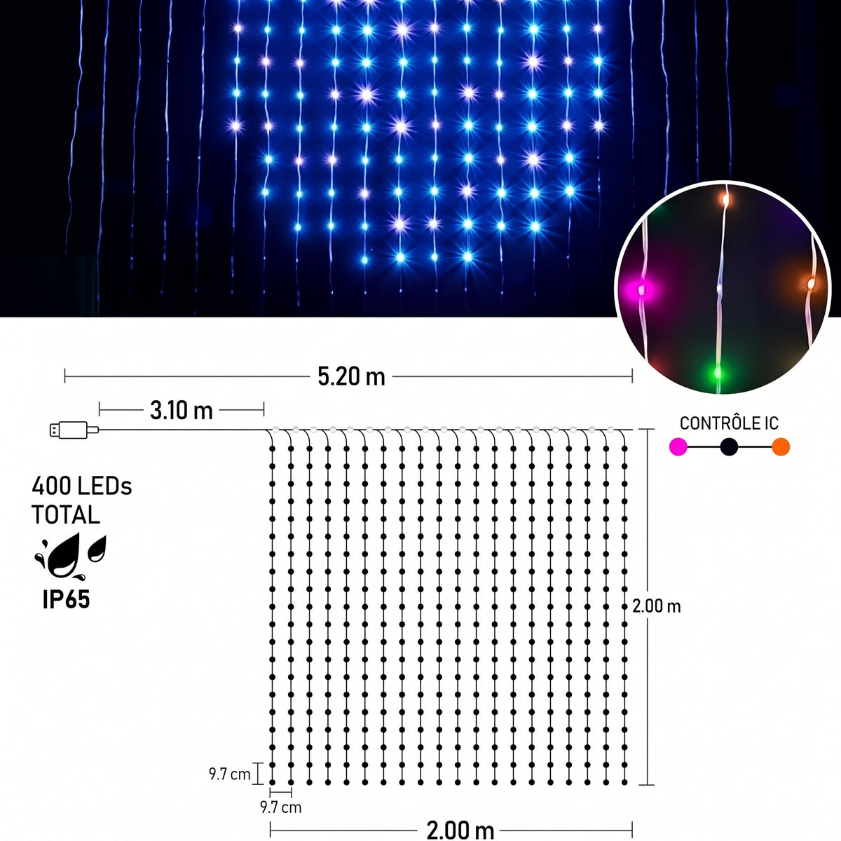 LumiSync – La guirlande LED intelligente et personnalisable