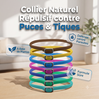 NaturaShield – Le collier aux huiles essentielles naturelles pour une protection douce et redoutable de votre animal