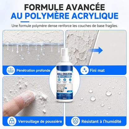 DustLock – Scelle instantanément le plâtre altéré et élimine l'effritement pour créer une base solide et durable