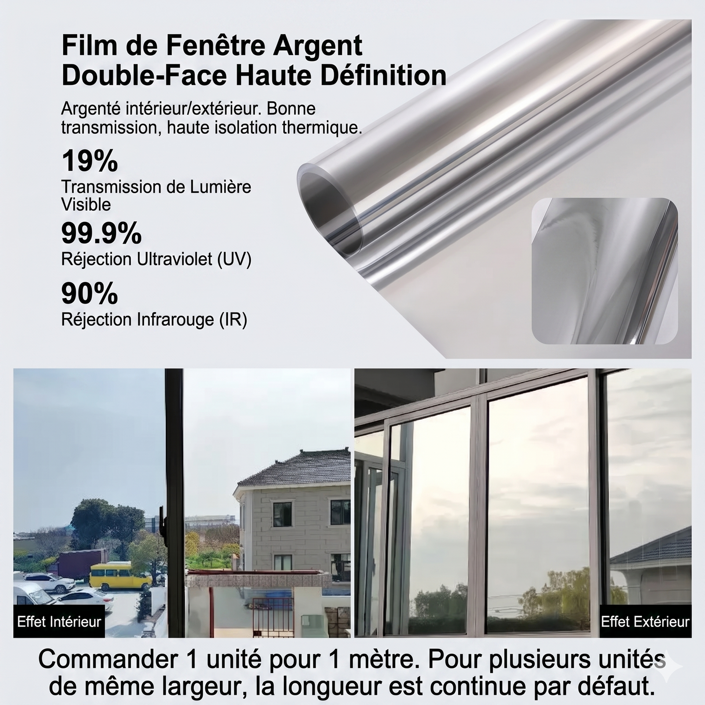 ThermoView Max – Le film isolant sans colle pour préserver votre intimité