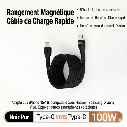 MagCord™ – Charge rapide sans nœuds pour tous vos appareils