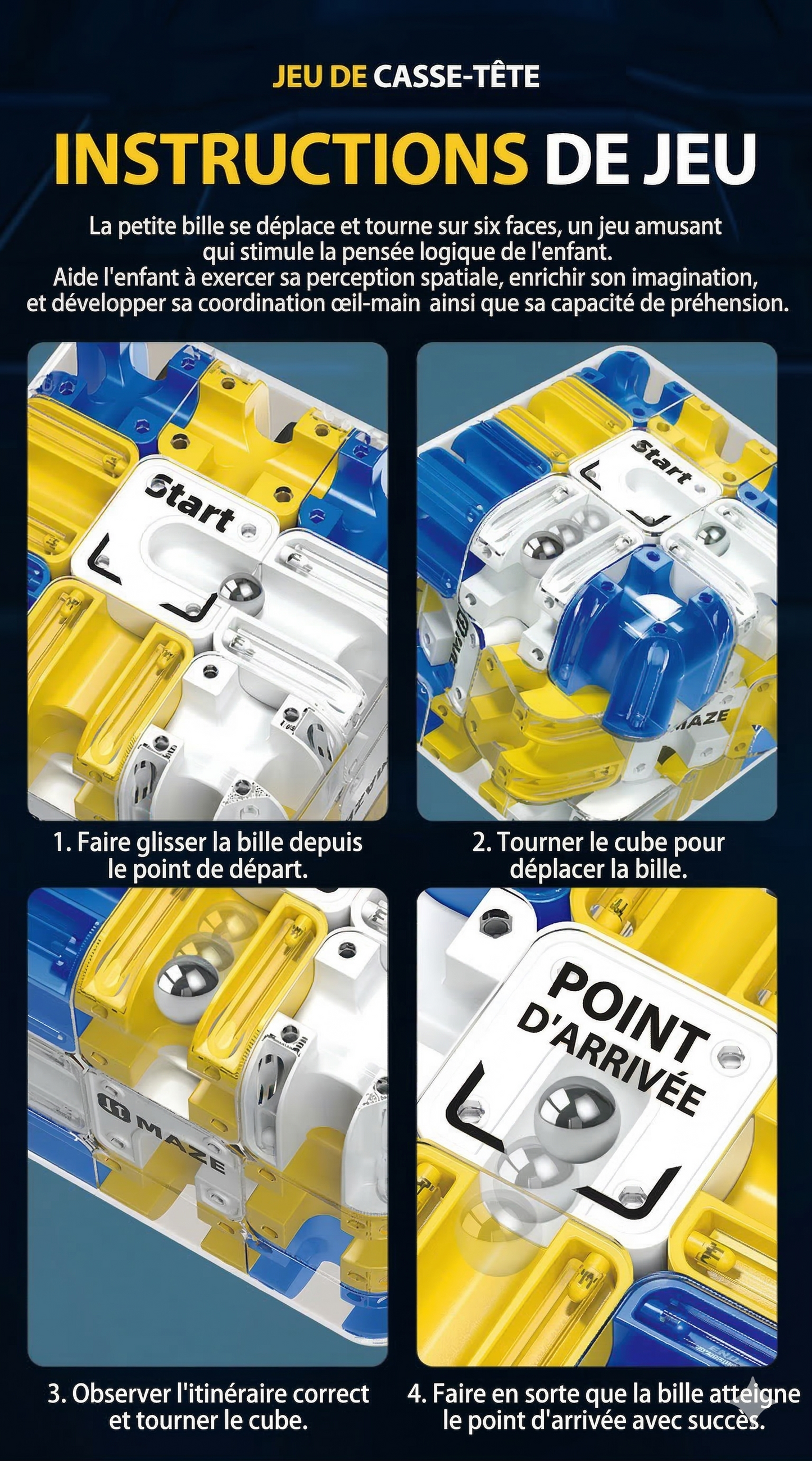 LabyCube 3D™ – Défi spatial fascinant et stimulant