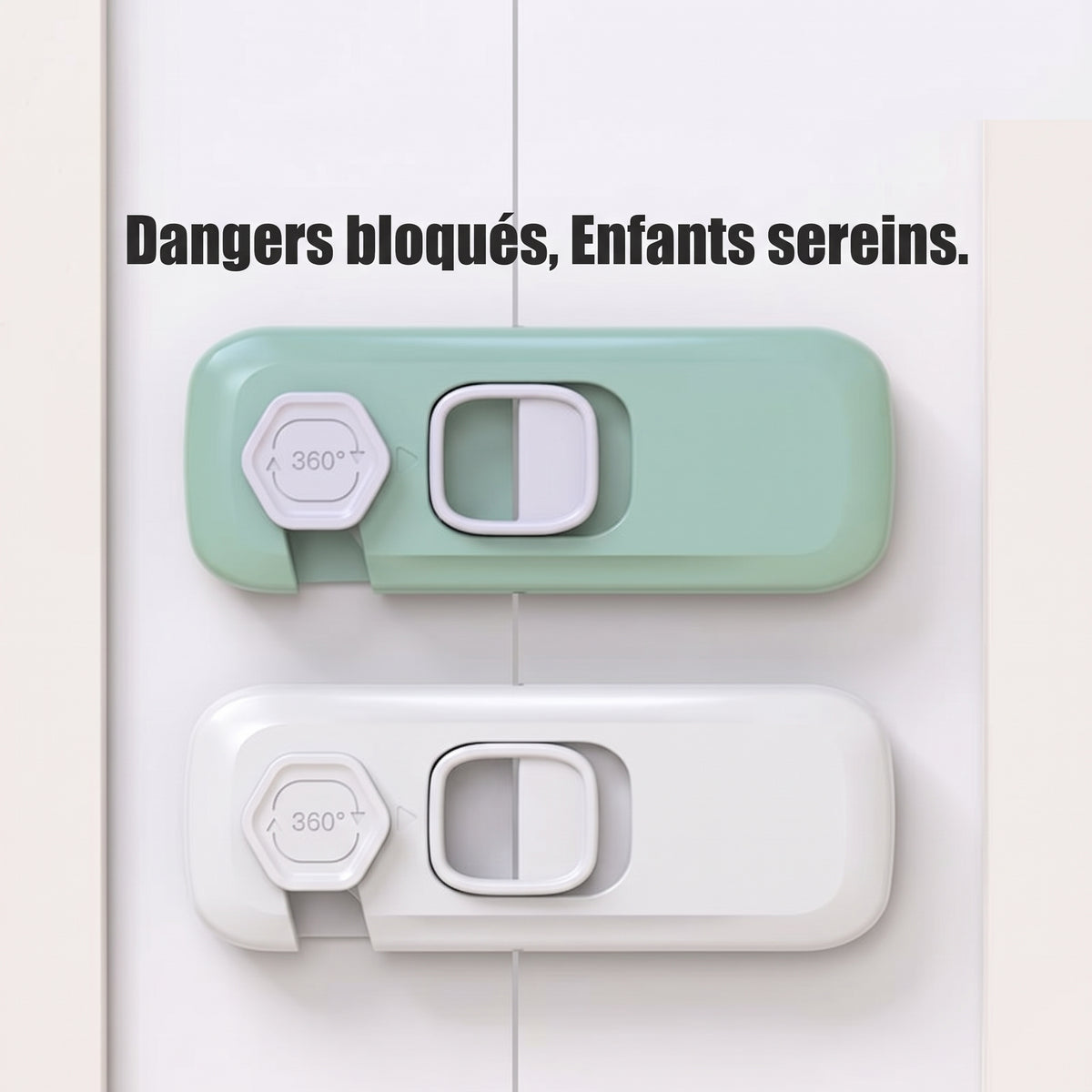 BabyLock 360 – Le bloque-porte discret pour placards et frigos