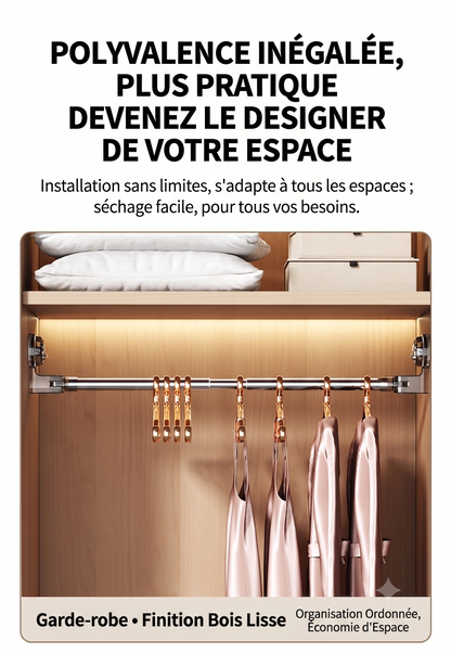 SuctionRack 360 – La barre en acier inoxydable extensible pour tous vos espaces
