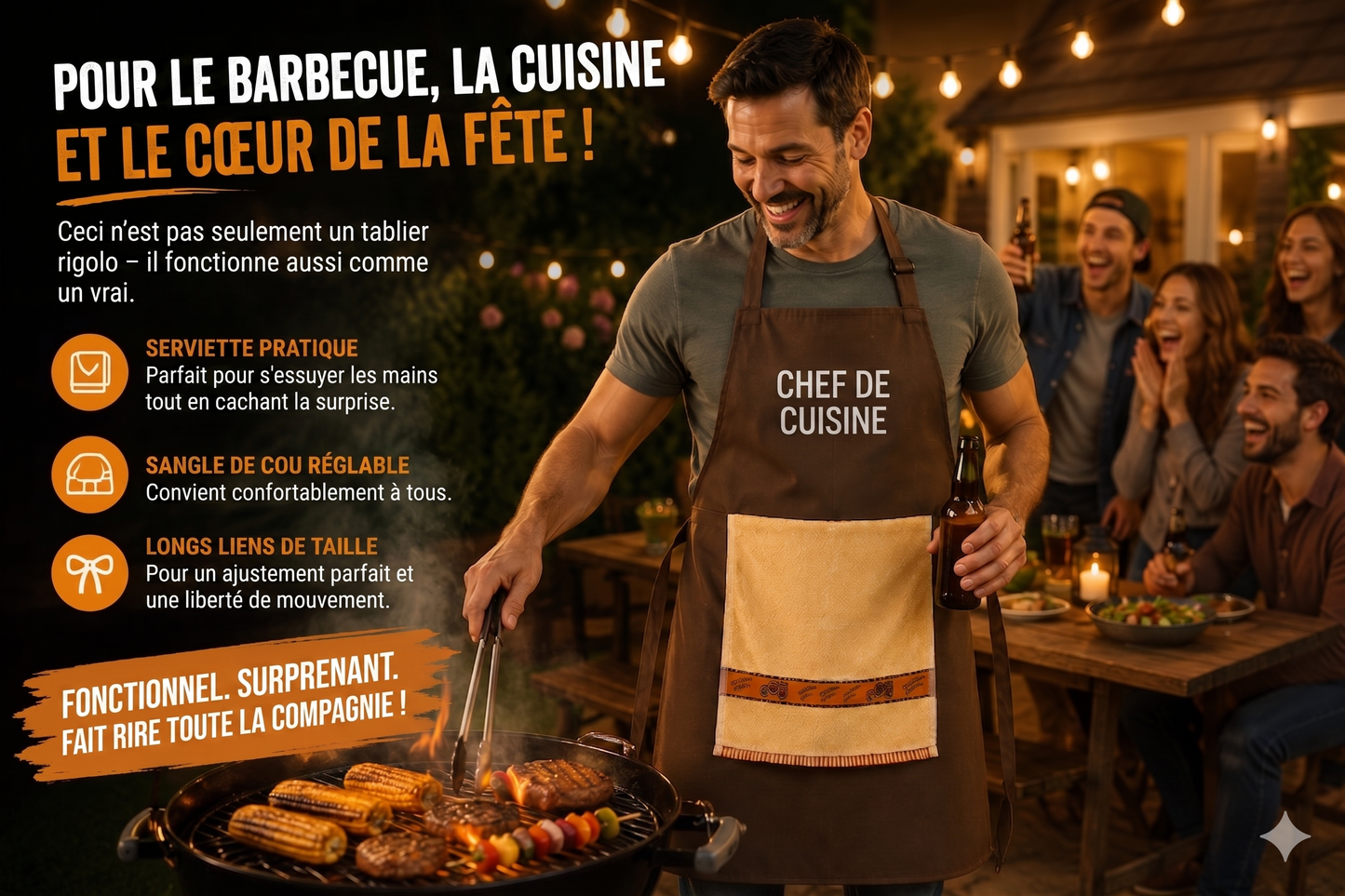 ApronChoc – Le tablier humoristique qui pimente vos barbecues