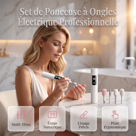 ProDrill – La ponceuse professionnelle à 4 embouts interchangeables