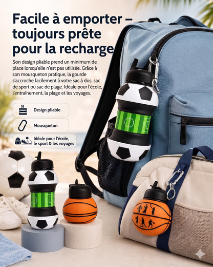 KidFlate Sport – La gourde pliable qui donne le goût de bouger