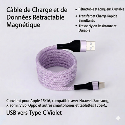 MagCord™ – Charge rapide sans nœuds pour tous vos appareils