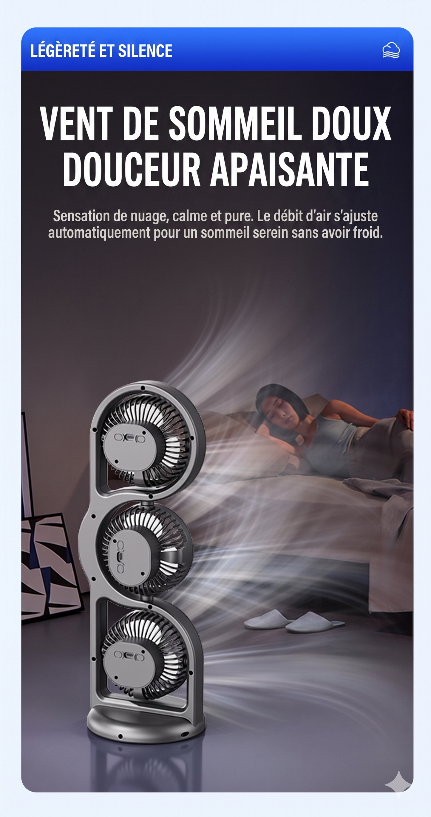 OmniFlow 360 – Le circulateur d'air indépendant multi-directions
