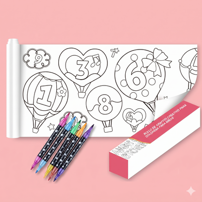 ColorRoll – Le rouleau artistique découpable pour enfants