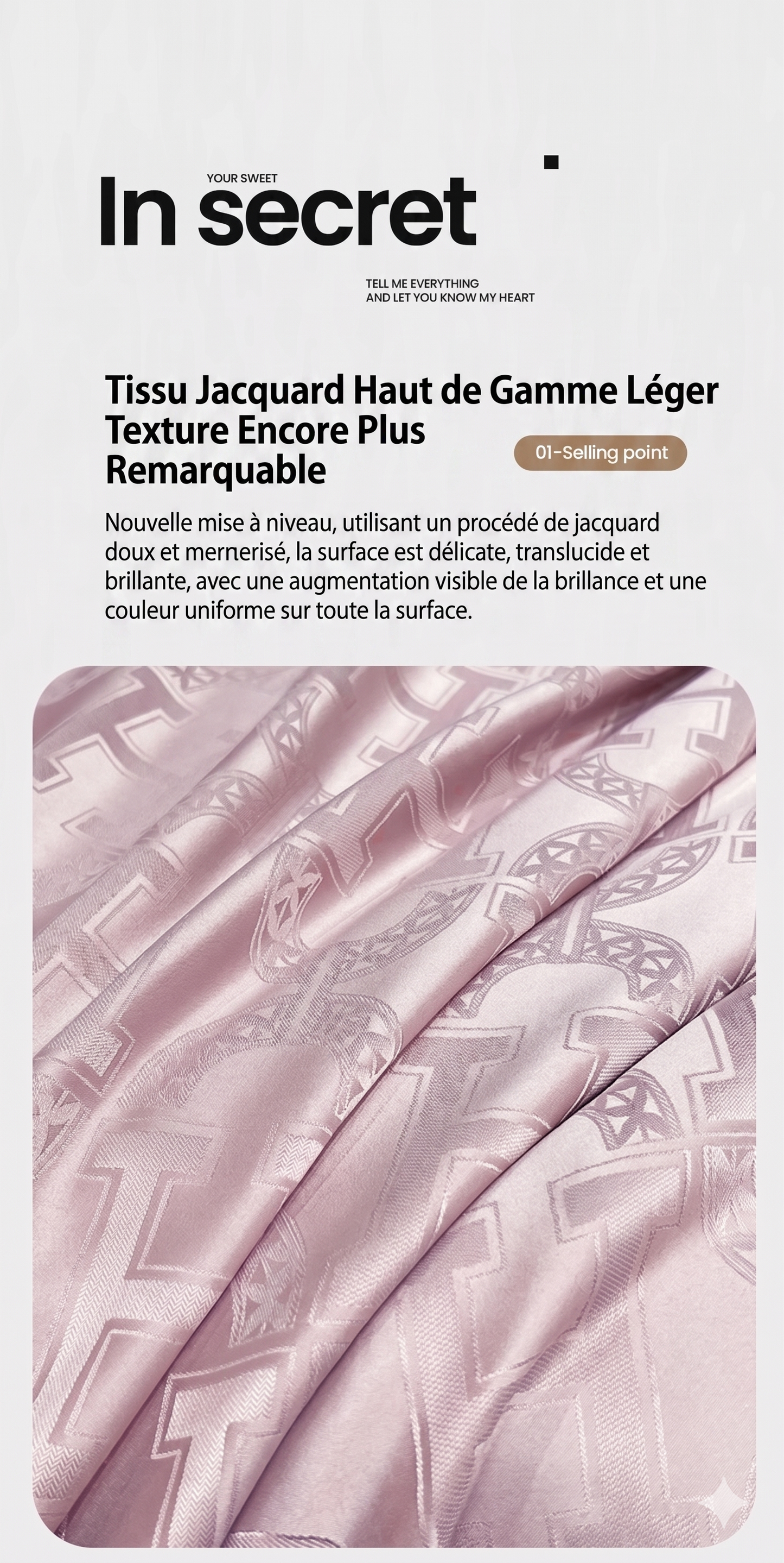 PureJacquard Chic – Le confort respirant et soyeux pour un sommeil haut de gamme