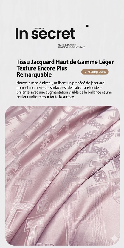 PureJacquard Chic – Le confort respirant et soyeux pour un sommeil haut de gamme