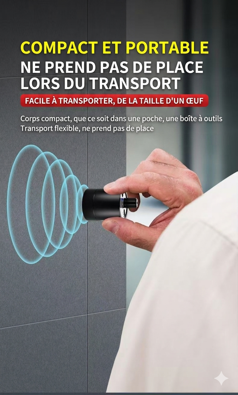 AcoustiSense – L'amplificateur sonore de haute précision pour localiser instantanément les fuites et anomalies invisibles