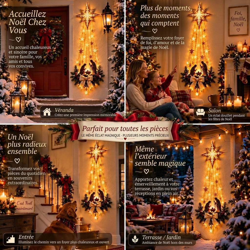 HolyLight 360 – L'Étoile de Bethléem illuminée pour un Noël paisible
