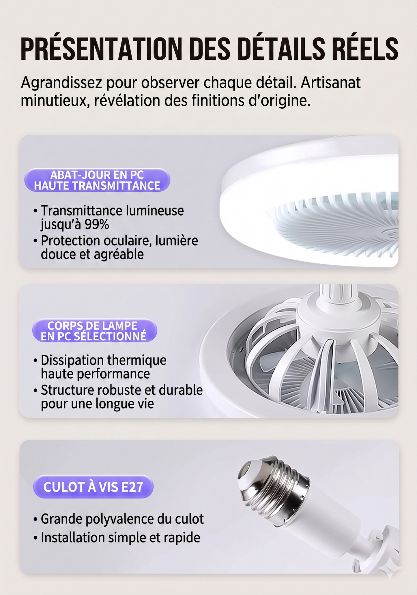AeroLumi – La solution multifonction combinant ventilation rafraîchissante et éclairage LED