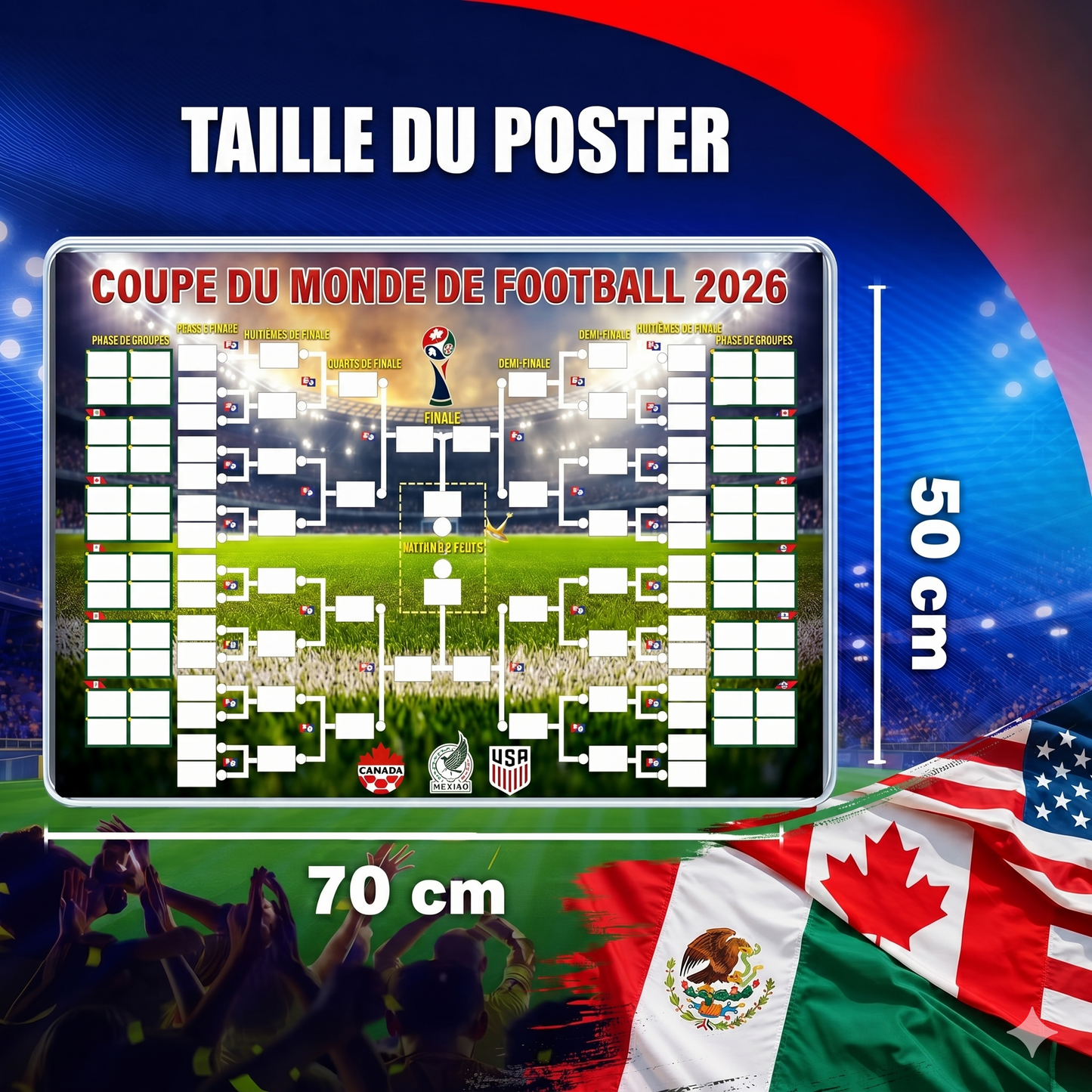 MundiaMap 2026 – Le poster-calendrier interactif des 48 nations
