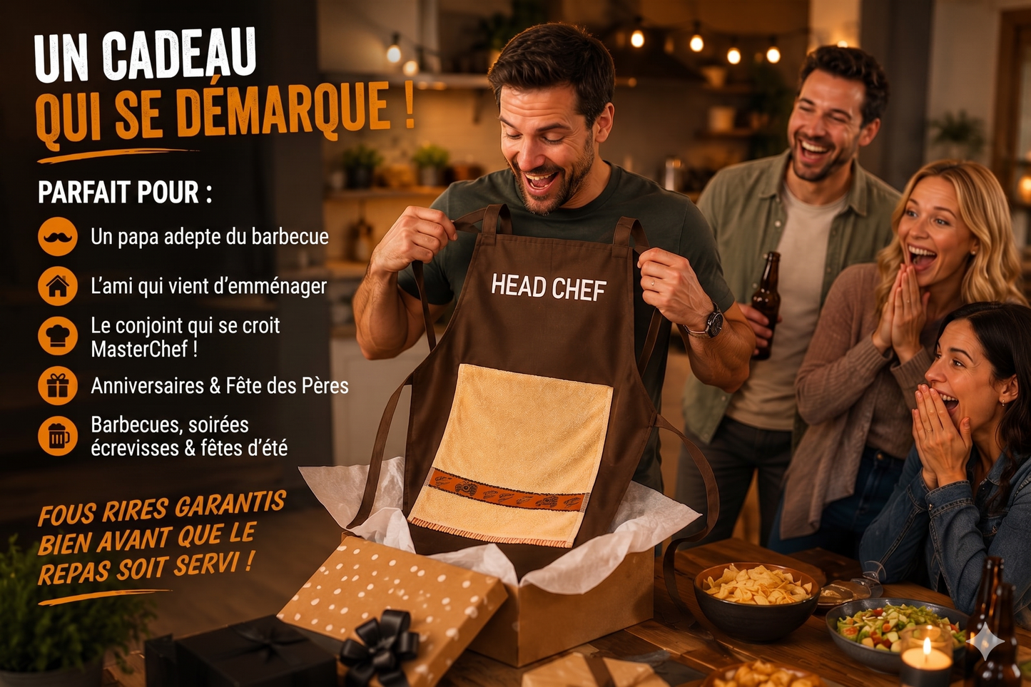 ApronChoc – Le tablier humoristique qui pimente vos barbecues